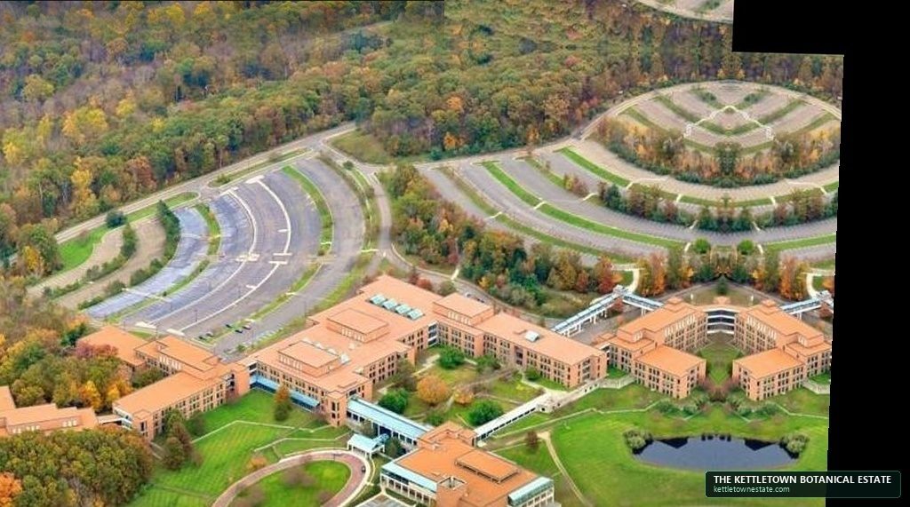 Aerial survey of campus wooded perimeter buffer