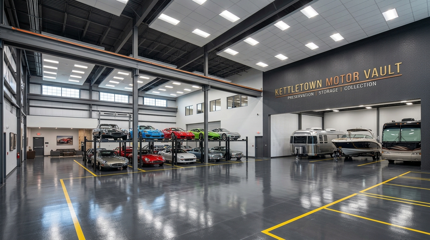 Indoor High-Bay RV and Boat Storage Vault