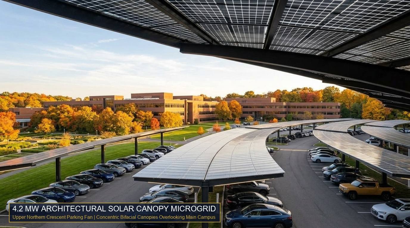 4.2 MW Agrivoltaic Solar Canopy Microgrid