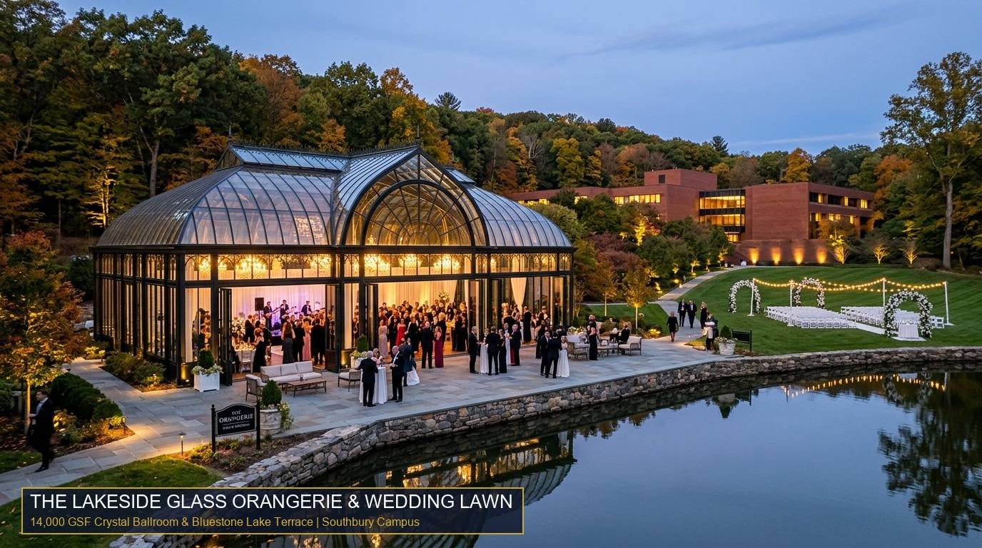 Outdoor Botanical Wedding Lawn Ceremony